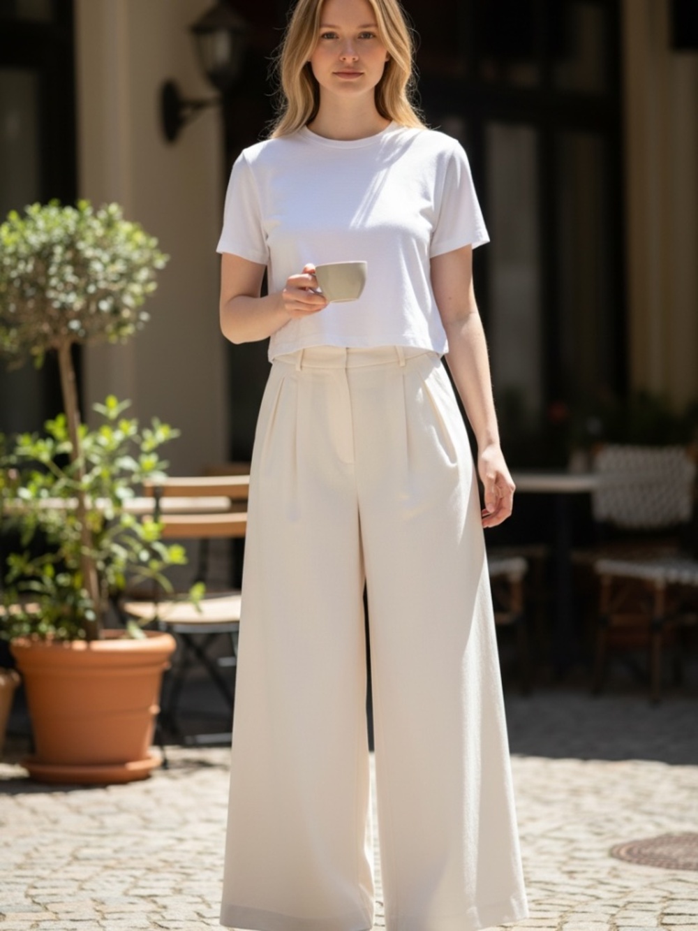 Lovers + Friends - Women's White Denver Pant Size S (NWT) - Picture 1 of 9